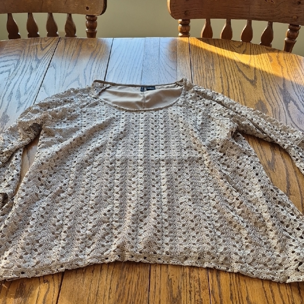 New Directions Lace Top - Size XL
